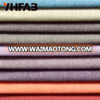 yarn dyed plain colorful wool acrylic fabric for upholstery